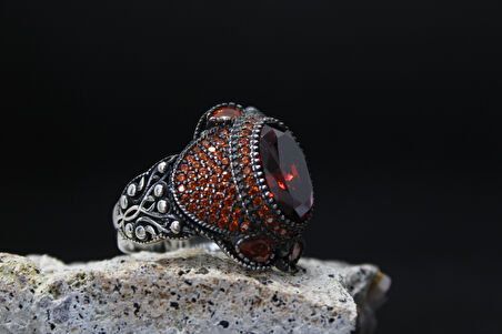 Senin Silver 925 Ayar Erkek Gümüş Yüzük – Hatt-ı Aşk El İşçiliği