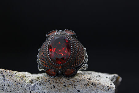 Senin Silver 925 Ayar Erkek Gümüş Yüzük – Hatt-ı Aşk El İşçiliği