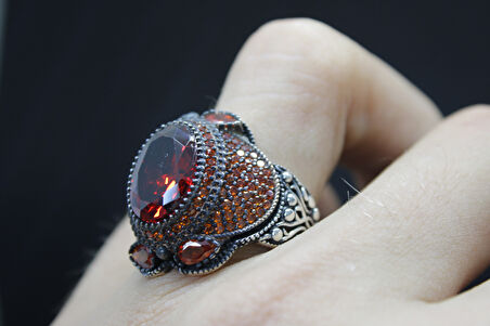 Senin Silver 925 Ayar Erkek Gümüş Yüzük – Hatt-ı Aşk El İşçiliği