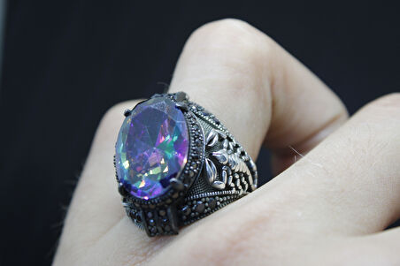 Senin Silver 925 Ayar Erkek Gümüş Yüzük – Akrep İşlemeli Zarif Model