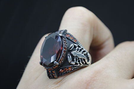 Senin Silver 925 Ayar Erkek Gümüş Yüzük – Akrep İşlemeli Zarif Model