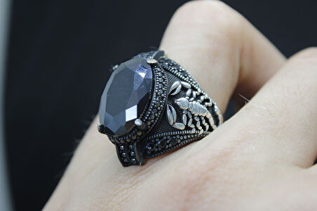 Senin Silver 925 Ayar Erkek Gümüş Yüzük – Akrep İşlemeli Zarif Model