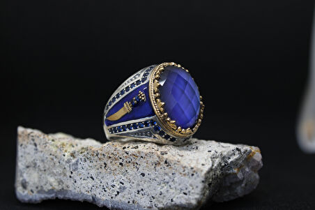 Senin Silver 925 Ayar Erkek Gümüş Yüzük – Sultan Kılıcı Sanatsal İşçilik