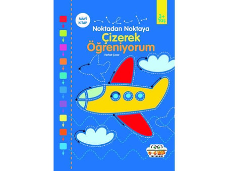 3-6 Yaşa Uygun Noktadan Noktaya Çizerek Öğreniyorum Seti - 4 Kitap