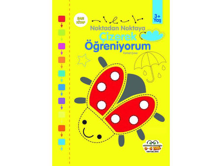 3-6 Yaşa Uygun Noktadan Noktaya Çizerek Öğreniyorum Seti - 4 Kitap