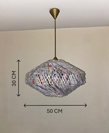 Bohem,Rustik,Modern,Simli,Doğal,El Yapımı Sarkıt Avize