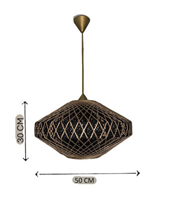 Bohem,Rustik,Modern,Jüt,Doğal,El Yapımı Sarkıt Avize