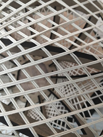 doğal El Yapımı bohem-Rustik-Modern-Jüt-Hasır-Sarkıt Avize