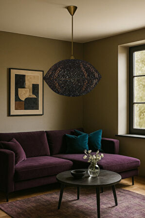 Doğal,El Yapımı -Bohem-Rustik-Modern-Sarkıt Avize