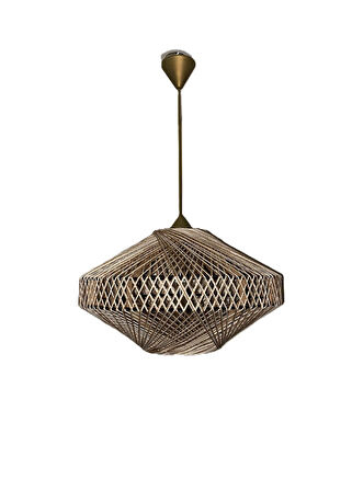 Doğal,El Yapımı bohem,Rustik,Modern,Jüt-Sarkıt Avize