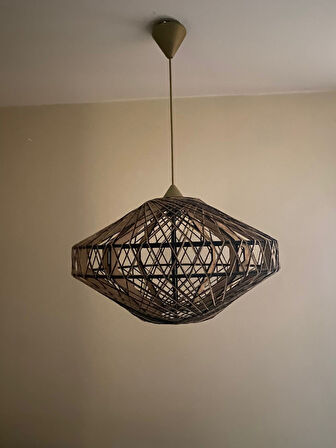 Doğal,El Yapımı Bohem,Rustik,Modern,Jüt-Sarkıt Avize