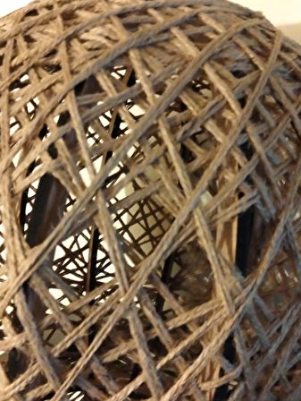 Doğal el yapımı  Bohem-Rustik-Modern-Jüt-Yapımı Sarkıt Avize