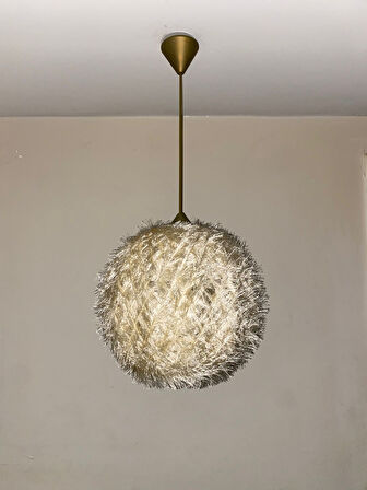 Doğal el yapımı  Bohem-Rustik-Modern-Jüt-Yapımı Sarkıt Avize