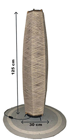 Doğal El Yapımı Lambader Bohem,Ahşap,Modern,Rustik 125*32