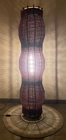 Doğal El Yapımı Lambader Bohem,Ahşap,Modern,Rustik