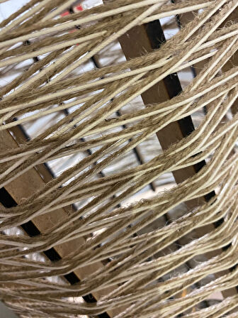 Doğal El Yapımı Lambader Bohem,Ahşap,Modern,Rustik