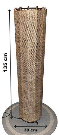 Doğal El Yapımı Lambader Bohem,Ahşap,Modern,Rustik