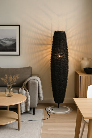 Doğal El Yapımı Lambader Bohem,Ahşap,Modern,Rustik