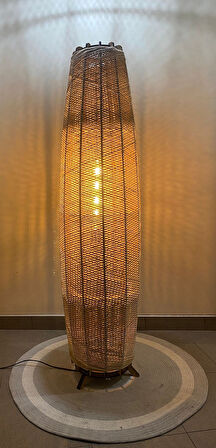 Doğal El Yapımı Lambader Bohem,Ahşap,Modern,Rustik