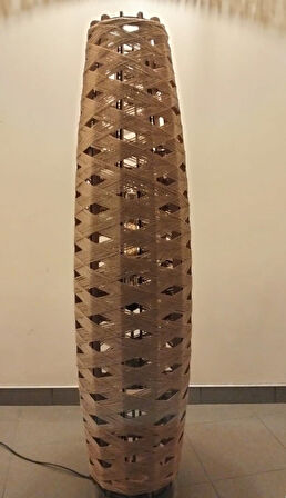 Doğal El Yapımı Lambader Bohem,Ahşap,Modern,Rustik