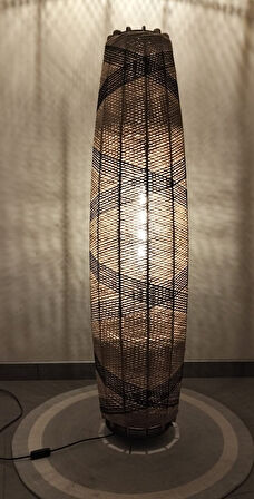 Doğal El Yapımı Lambader Bohem,Ahşap,Modern,Rustik