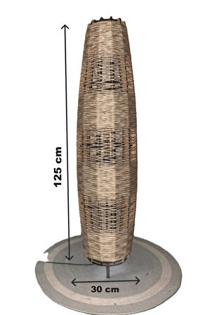 Doğal El Yapımı Lambader Bohem,Ahşap,Modern,Rustik