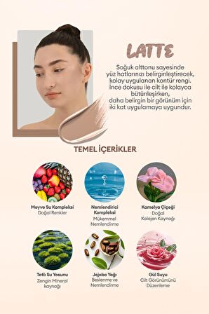 Soğuk Alt Tonlu Likit Kontür  – Doğal Görünümlü Apieu Juicy Pang Bronzer Latte (BR02)