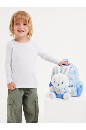 Tenny Peluşlu Krel Boy Okul Çantası Suluk 2'li Set