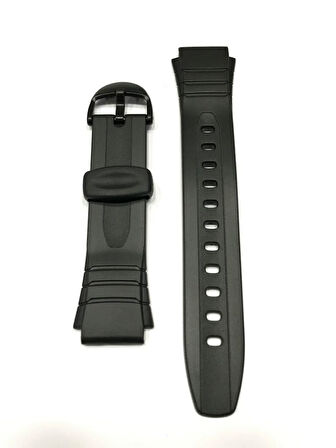 Casio F-200W Orijinal Siyah Silikon Saat Kayışı