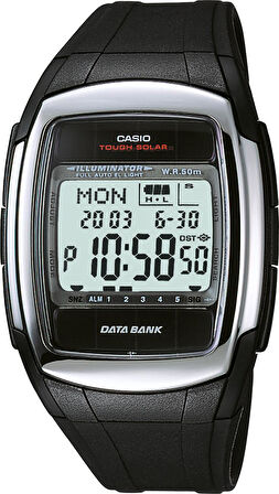 Casio DB-E30 Siyah Renk Orijinal Silikon Saat Kordonu