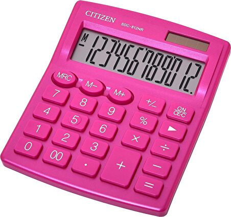 Citizen Scd-812nr Hesap Makinesi Fuşya
