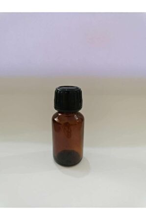 Cam Şişe 30 Ml Ve Plastik Siyah Kapak 25 Adet