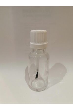30cc Şeffaf Fırça Başlıklı Cam Şişe,medikal Şişe,50 Adet