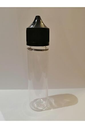 60ml Şeffaf Gorilla Şişe Beyaz Kapak,plastik Şişe,boş Şişe,likit Şişesi,100 Adet