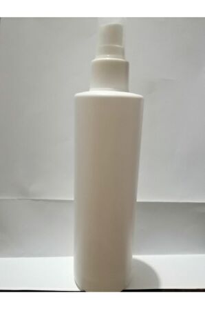 250ml Beyaz Mat Tombul Plastik Şişe+sprey Başlık,dezenfektan Şişesi,medikal Şişe,boş Şişe,50 Adet