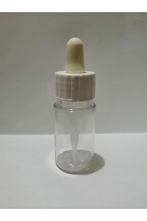 30ml Plastik Şeffaf Gorilla Şişe+oksidan Damlalıklı,medikal Şişe,boş Şişe,50 Adet