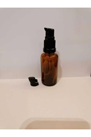 30cc 100 Adet Serum Pompalı Şişe,kahverengi
