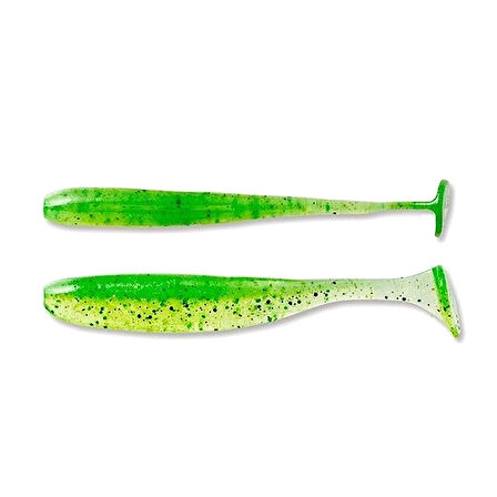 Keitech Easy Shiner 7.5cm (3") #424 Lime /Chartreuse Kokulu Silikon Balık