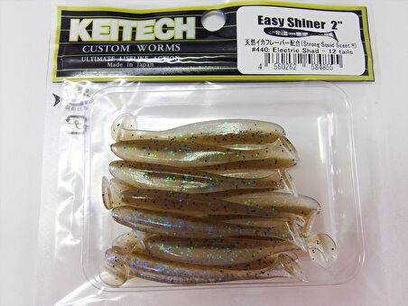 Keitech Easy Shiner 5cm (2") #440 Electric Shad Kokulu Silikon Balık