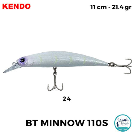 Kendo BT Minnow 110S 11cm 21.4gr Sahte Balık #24