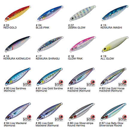 Major Craft Jigpara Micro JPM-3gr 30mm #07 Zebra Glow
