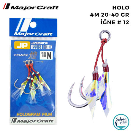 Major Craft Jigpara Çiftli Asist İğne Holo #M 20-40gr (2 Adet)