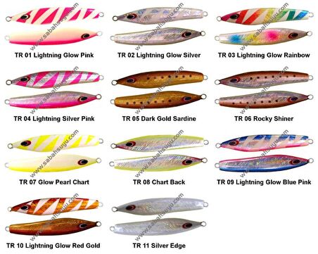 Sea Falcon Cast Jig 30gr TR-01 Lightning Glow Pink