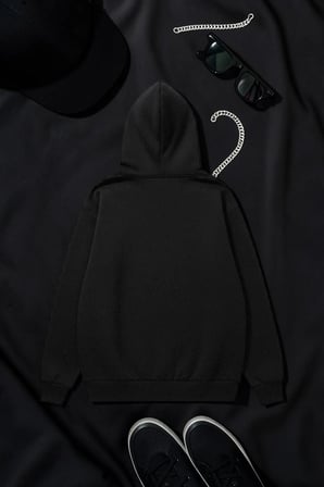 New York Baskılı Oversize Sweatshirt