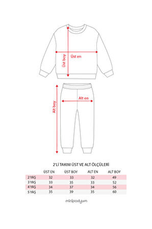 Erkek Çocuk 2 İplik Şardonlu Pamuklu Etiketli Eşofman Takımı