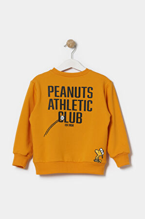 Erkek Çocuk 2 İplik Şardonlu Pamuklu Snoopy Oversize Eşofman Takımı