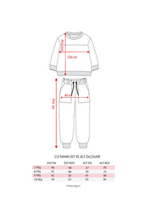 Baskılı Etiket Detaylı Erkek Çocuk Eşofman Takımı