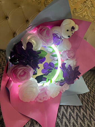 Ayıcıklı Aynalı Buket 