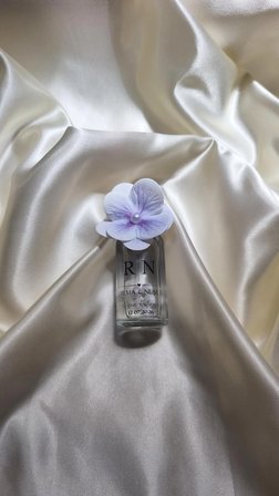 Pamuğum Atelier Ortanca Çiçekli 30 ml Cam Şişe Hediyelik Şeffaf (15 Adet) Nikah ve Kına Malzemeleri