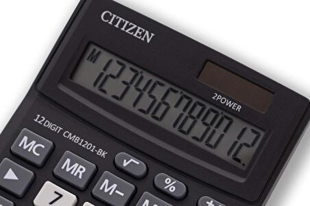 Citizen CMB-1201BK Orta Boy Hesap Makinası.